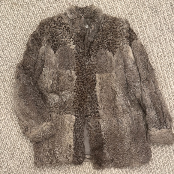 Jackets & Blazers - Real Fox Fur Patchwork Coat